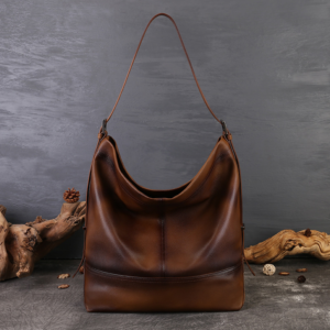 Women’s Vintage Top-Grain Cowhide Shoulder Bag