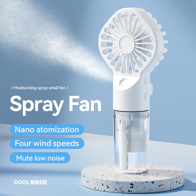 Portable 4-Speed Rechargeable Mist Fan - Image 7