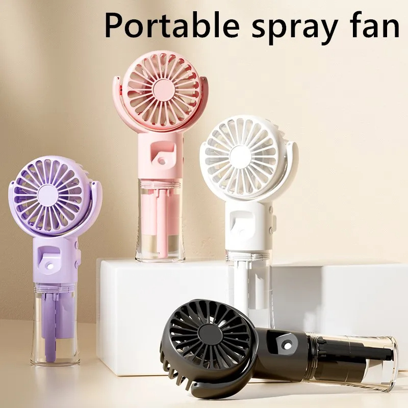 Portable 4-Speed Rechargeable Mist Fan - Image 6