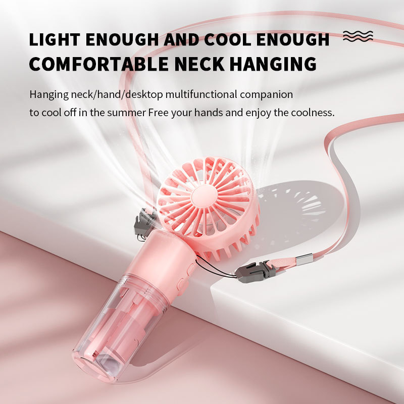 Portable 4-Speed Rechargeable Mist Fan - Image 2