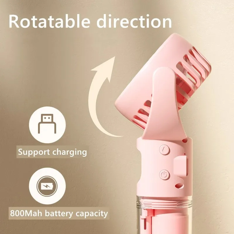 Portable 4-Speed Rechargeable Mist Fan - Image 8