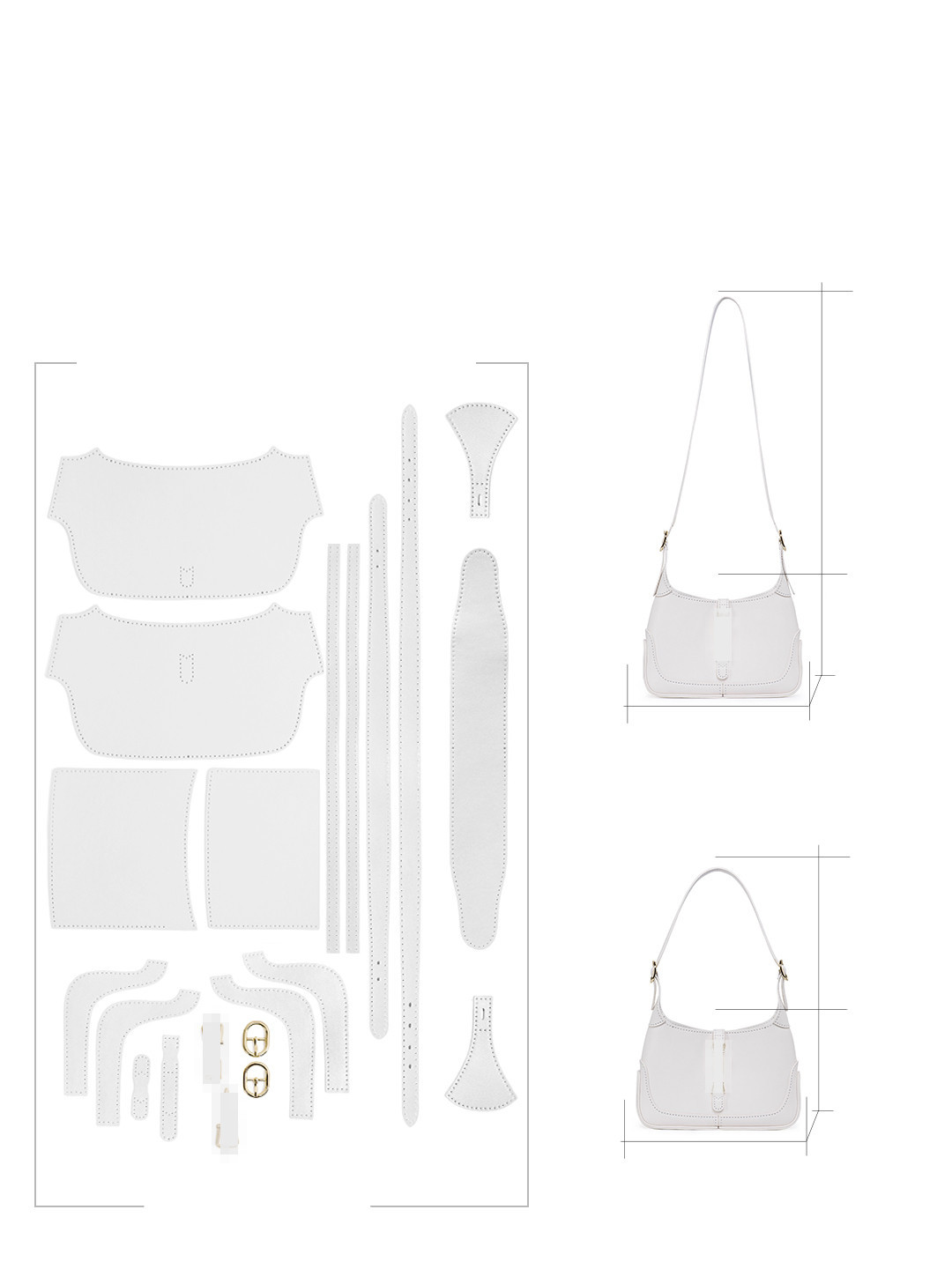 Women’s Premium Cowhide Saddle Shoulder Bag – Genuine Leather - Image 4